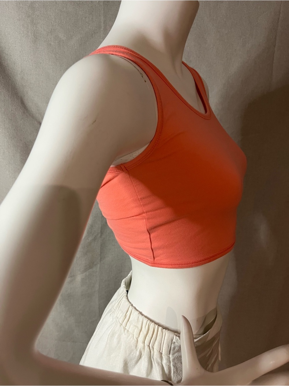 American Eagle Outfitters Pink Twist Cropped Tank